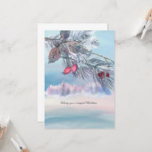 Magical Christmas Karte (Vorderseite/Rückseite Beispiel)