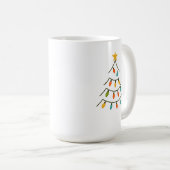 Magical Christmas Light Tree Glow Kaffeetasse (VorderseiteRechts)