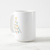 Magical Christmas Light Tree Glow Kaffeetasse (Vorderseite Links)