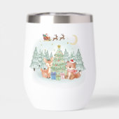 Magical Christmas Night in the Winter Forest (Rückseite)