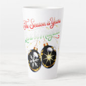Magical Christmas Ornament Latte Tall Cozy Milchtasse (Vorderseite)