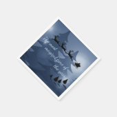Magical Christmas Scene Serviette (Ecke)