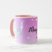 Magical color start white unicorn tasse (Vorderseite Links)