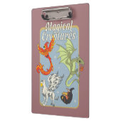 Magical Creatures Vintage Graphic Klemmbrett (Links)