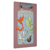 Magical Creatures Vintage Graphic Klemmbrett (Rechts)