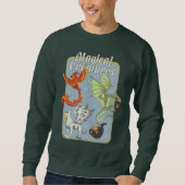 Magical Creatures Vintage Graphic Sweatshirt (Vorderseite)