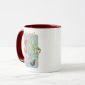 Magical Creatures Vintage Graphic Tasse (Vorderseite Links)