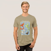 Magical Creatures Vintage Graphic Tri-Blend Shirt (Vorderseite voll)