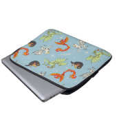 Magical Creatures Vintage Pattern Laptopschutzhülle (Vorne Knopf)