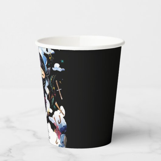 Magical Custom Ninja Geburtstag Pappbecher (Links)