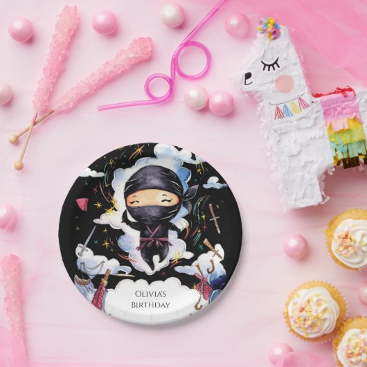 Magical Custom Ninja Geburtstag Pappteller (Party)