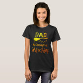 Magical Dad, Manager Of Mischief Birthday Family M T-Shirt (Vorne ganz)
