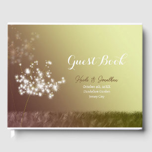 Magical Dandelion Wedding Gästebuch