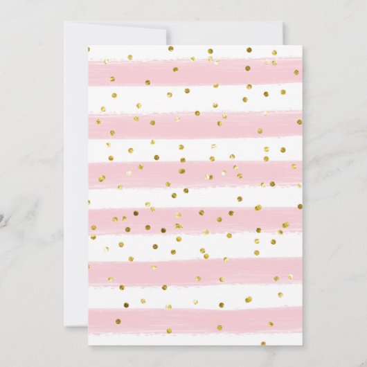 Magical Day ist auf der Way Baby Dusche Einladung (Rückseite)