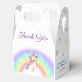 Magical Day Rainbow Stars Unicorn Birthday  Geschenkschachtel (Geöffnet)