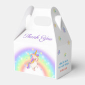 Magical Day Rainbow Stars Unicorn Birthday  Geschenkschachtel (Vorderseite)
