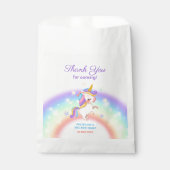 Magical Day Rainbow Stars Unicorn Birthday Geschenktütchen (Vorderseite)