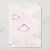 Magical Day Unicorn Birthday Party Einladung (Rückseite)