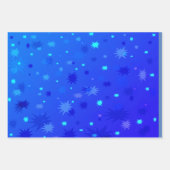 Magical Deep Blue Starry Sky der 1970er Jahre Geschenkpapier Set (Vorderseite 3)