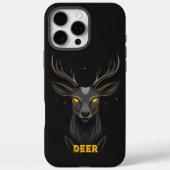 Magical Deer Black Case-Mate iPhone Hülle (Rückseite)