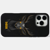 Magical Deer Black Case-Mate iPhone Hülle (Rückseite (Horizontal))
