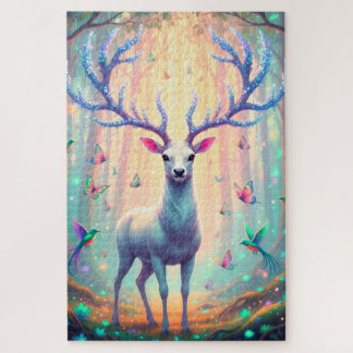 Magical Deer in Dreamy Forest Puzzle