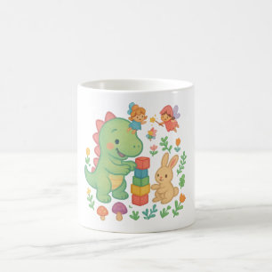Magical Dino & Bunny - Niedliche Märchenfreunde Ta Kaffeetasse