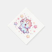 Magical Dino Dinosaur Baby Showerr Serviette (Ecke)