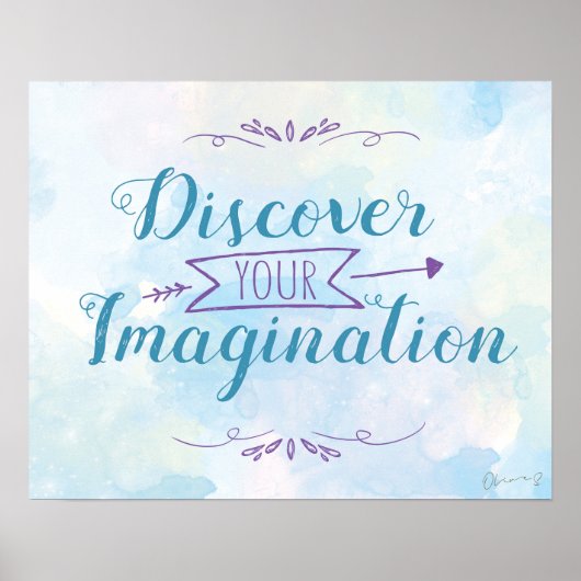 Magical Discover You Imagination Poster (Blau) (Vorne)
