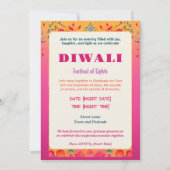 Magical Diwali Einladung (Rückseite)