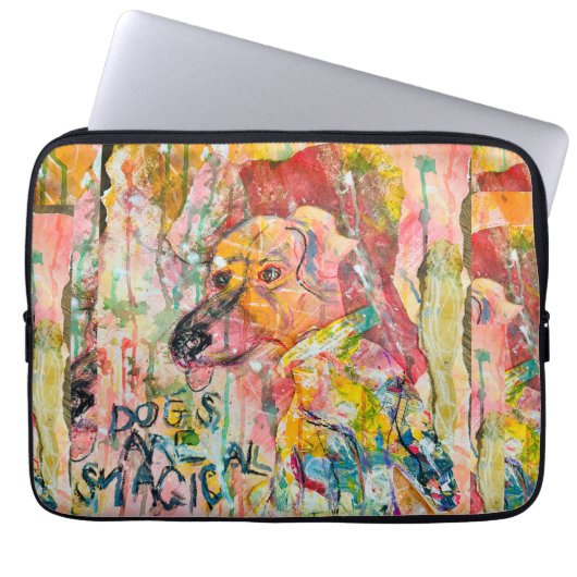Magical Dog Laptop Sleeve (Vorderseite)
