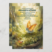 Magical Dragon Baby Dusche Einladung (Vorne/Hinten)