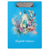 Magical Dreamcatcher Mystical Aqua Klemmbrett (Vorderseite)