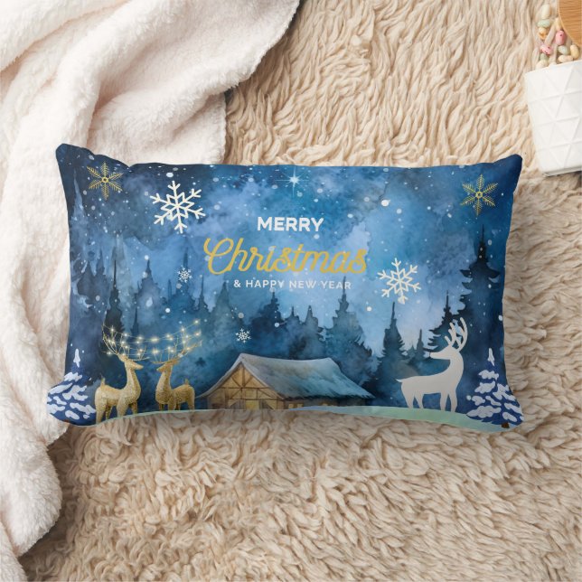 "Magical Dreams Christmas Pillow" Lendenkissen (Decke)