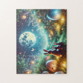Magical Easter Night Glowing Eggs & Bunnies Puzzle (Vertikal)