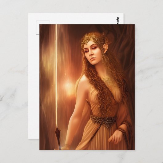Magical Elf Goddess Postkarte (Vorne/Hinten)