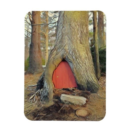 Magical Elf House Magnet (Vertikal)