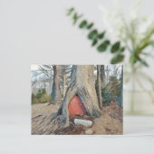 Magical Elf House Postkarte (Stehend Vorderseite)