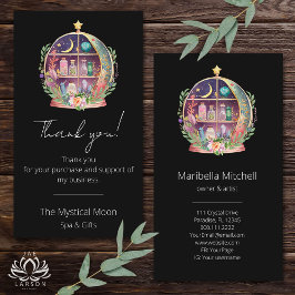 Magical Essential Oils Apothecary Yoga Vielen Dank Visitenkarte