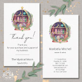 Magical Essential Oils Apothecary Yoga Vielen Dank Visitenkarte
