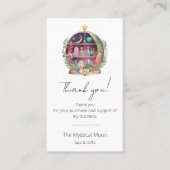 Magical Essential Oils Apothecary Yoga Vielen Dank Visitenkarte (Vorderseite)