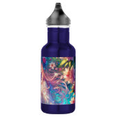 Magical Ethereal Anime Girl Edelstahlflasche (Rechts)