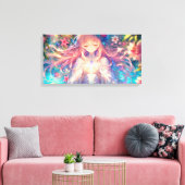 Magical Ethereal Anime Girl Leinwanddruck (Insitu (Wohnzimmer))