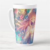 Magical Ethereal Anime Girl Milchtasse (Linke Ecke)