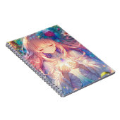 Magical Ethereal Anime Girl Notizblock (Rechte Seite)