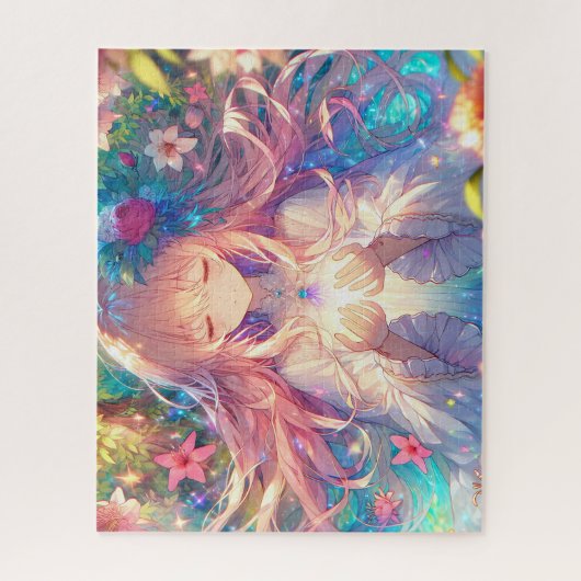 Magical Ethereal Anime Girl Puzzle (Vertikal)