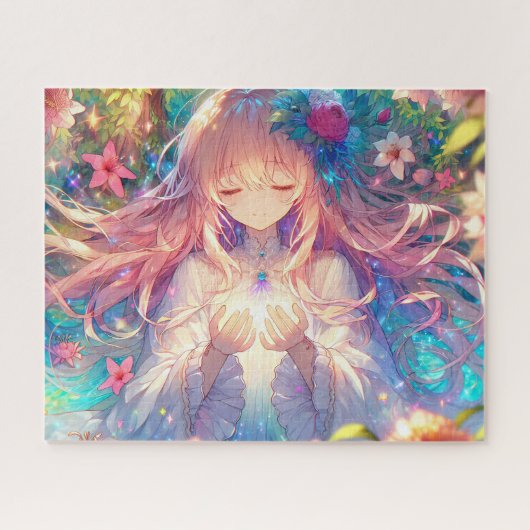 Magical Ethereal Anime Girl Puzzle (Horizontal)