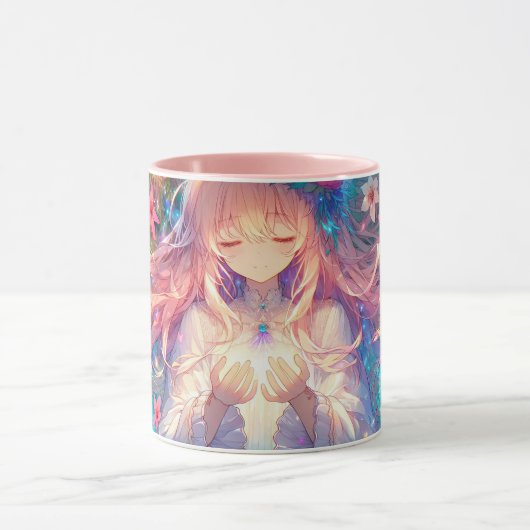 Magical Ethereal Anime Girl Tasse (Zentrum)
