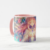 Magical Ethereal Anime Girl Tasse (Vorderseite Links)