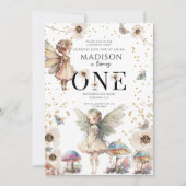 Magical Fairies 1. Geburtstag Einladung (Vorderseite)